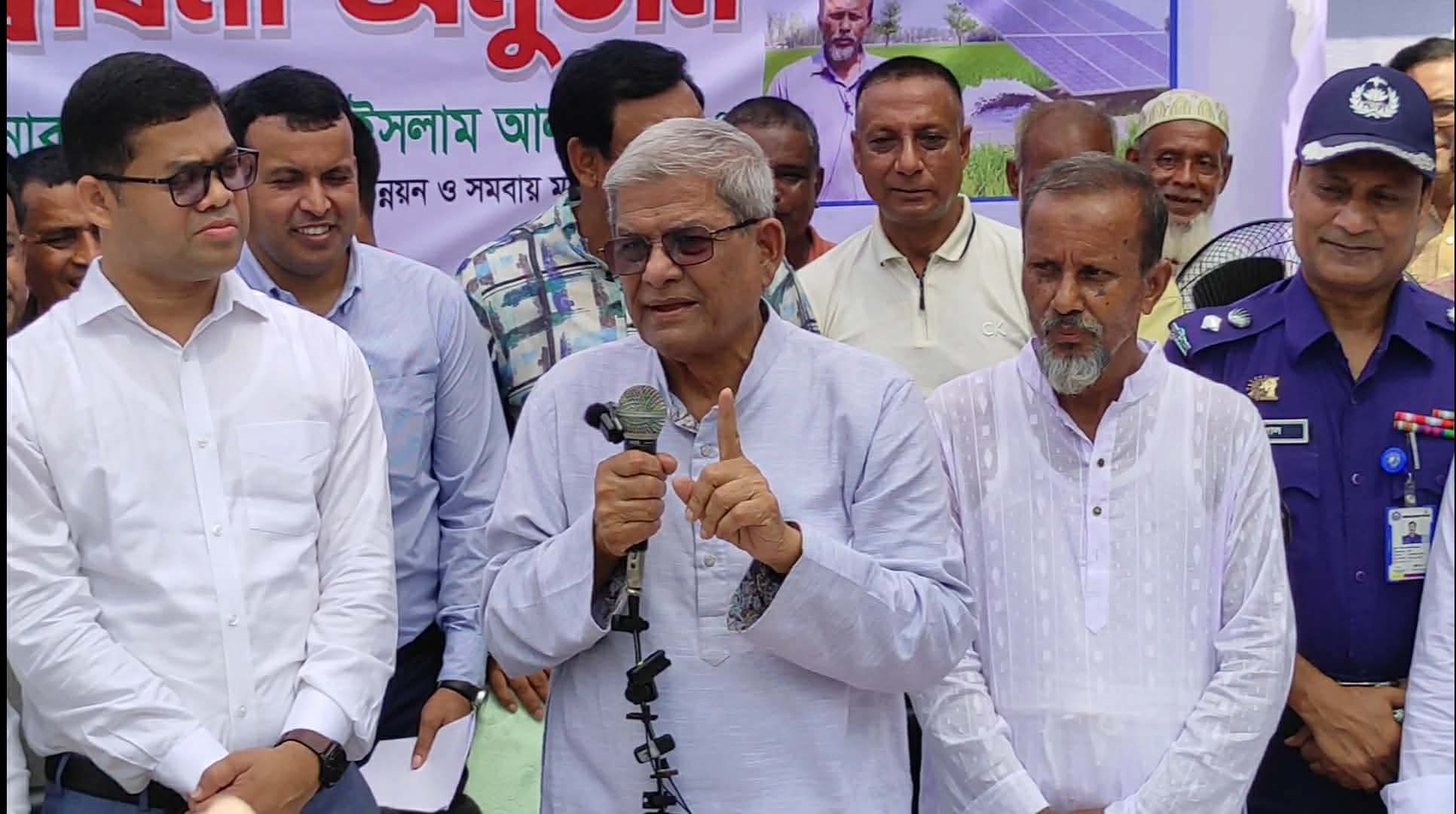 নাট্যমঞ্চ থেকে রাষ্ট্রপ্রধানের আলোচনায় মির্জা ফখরুল